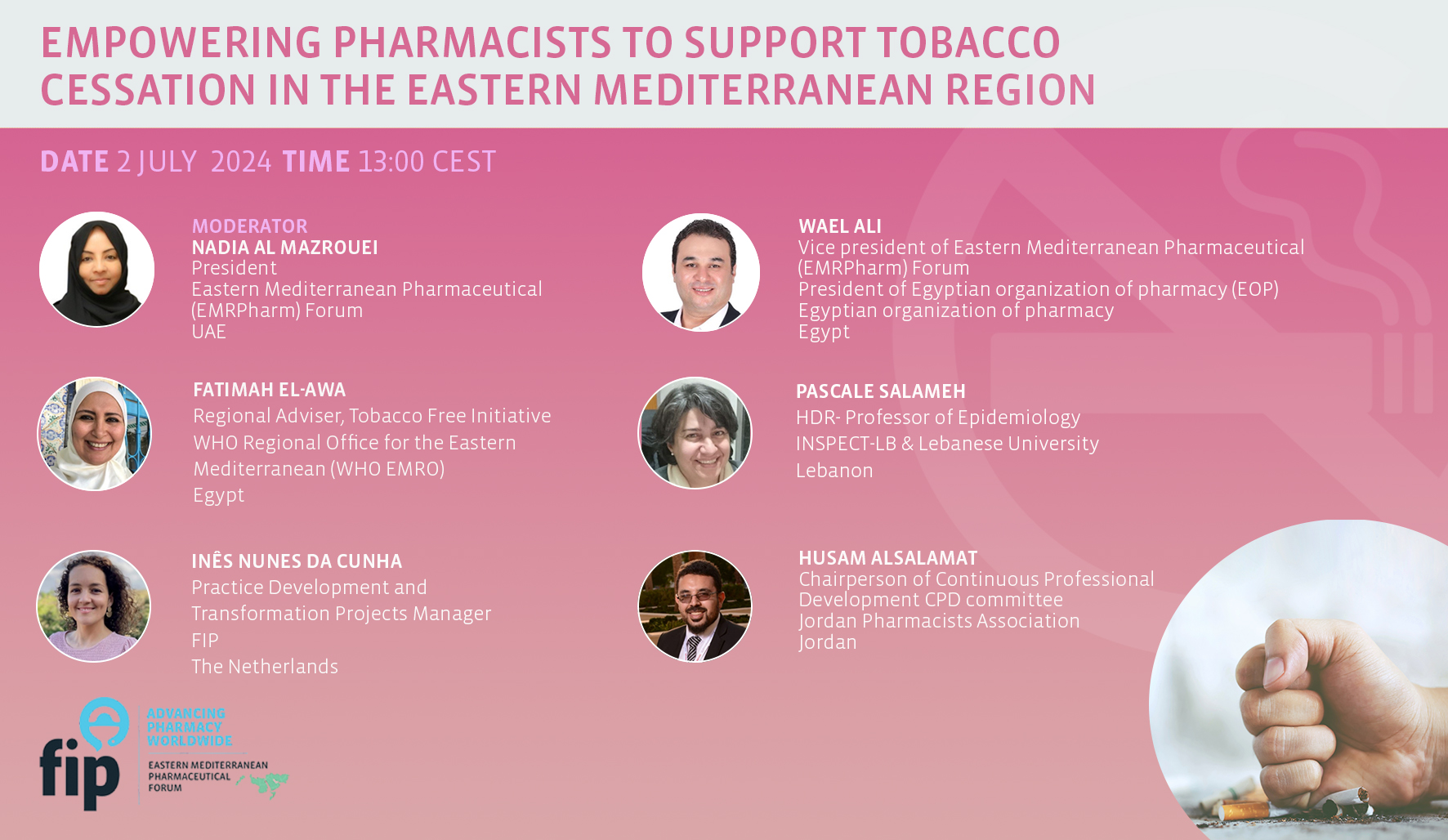 Empowering pharmacists to support tobacco cessation in the Eastern Mediterranean Region