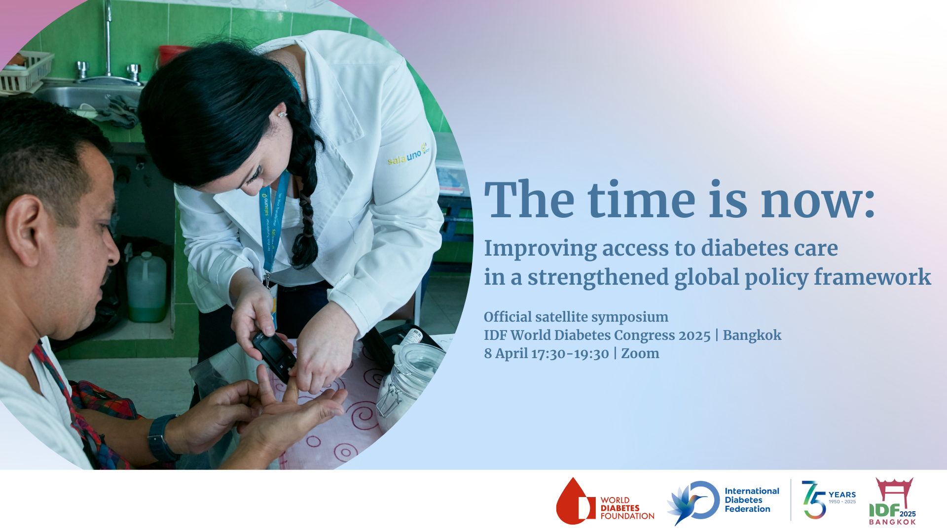 

<!-- THEME DEBUG -->
<!-- THEME HOOK: 'field' -->
<!-- FILE NAME SUGGESTIONS:
   ▪️ field--node--title--general-event.html.twig
   ✅ field--node--title.html.twig
   ▪️ field--node--general-event.html.twig
   ▪️ field--title.html.twig
   ▪️ field--string.html.twig
   ▪️ field.html.twig
-->
<!-- 💡 BEGIN CUSTOM TEMPLATE OUTPUT from 'themes/custom/whokap/templates/field/field--node--title.html.twig' -->
The time is now: improving access to diabetes care in a strengthened global policy framework
<!-- END CUSTOM TEMPLATE OUTPUT from 'themes/custom/whokap/templates/field/field--node--title.html.twig' -->

