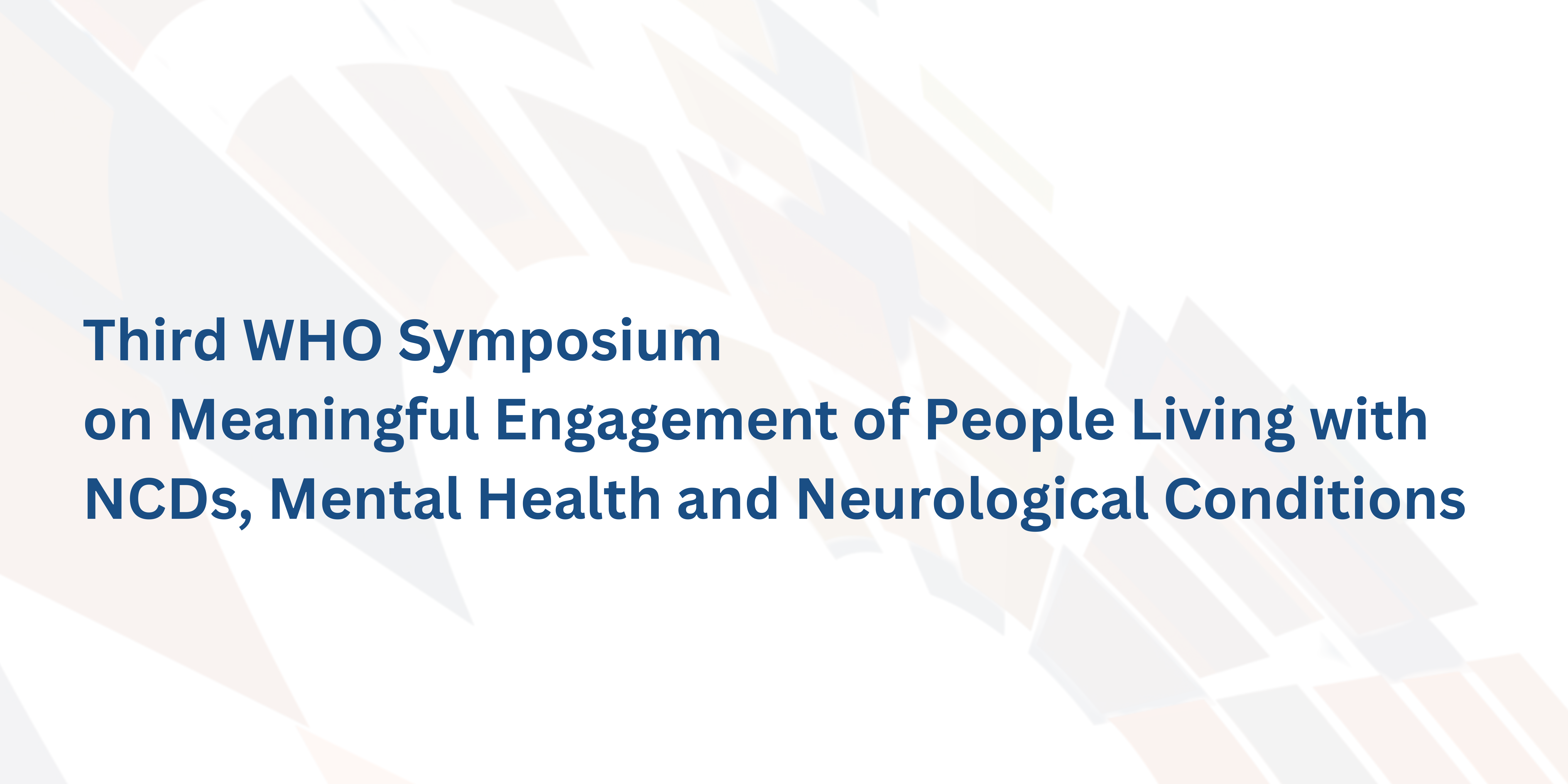 

<!-- THEME DEBUG -->
<!-- THEME HOOK: 'field' -->
<!-- FILE NAME SUGGESTIONS:
   ▪️ field--node--title--news-and-events.html.twig
   ✅ field--node--title.html.twig
   ▪️ field--node--news-and-events.html.twig
   ▪️ field--title.html.twig
   ▪️ field--string.html.twig
   ▪️ field.html.twig
-->
<!-- 💡 BEGIN CUSTOM TEMPLATE OUTPUT from 'themes/custom/whokap/templates/field/field--node--title.html.twig' -->
The 3rd WHO Symposium on Meaningful Engagement of People Living with NCDs, Mental Health and Neurological Conditions
<!-- END CUSTOM TEMPLATE OUTPUT from 'themes/custom/whokap/templates/field/field--node--title.html.twig' -->

