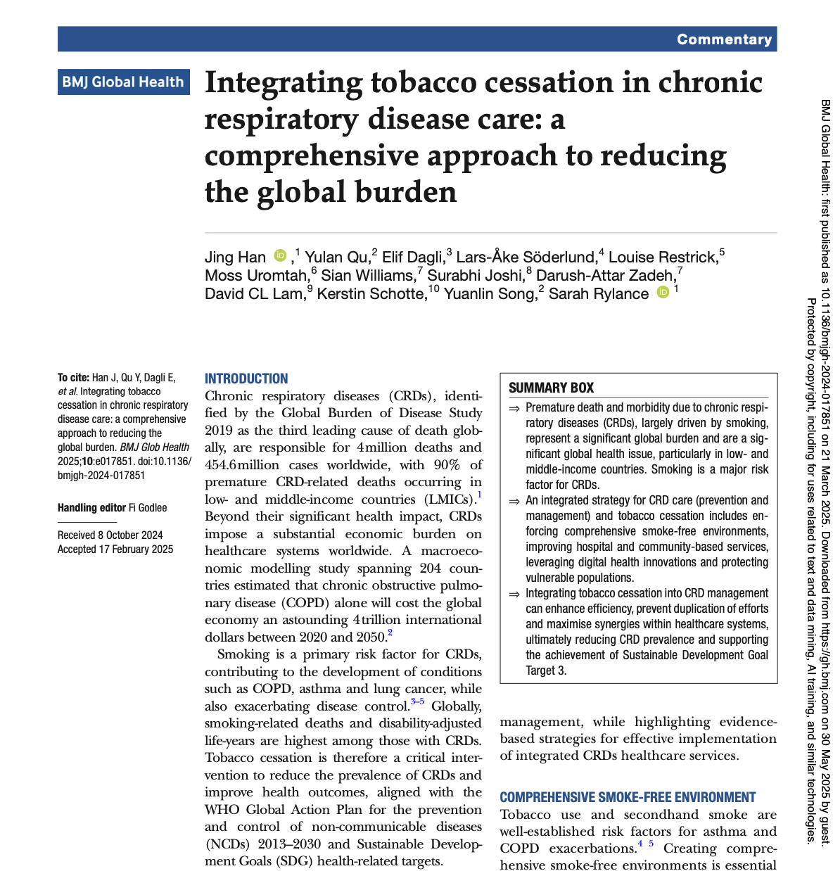 

<!-- THEME DEBUG -->
<!-- THEME HOOK: 'field' -->
<!-- FILE NAME SUGGESTIONS:
   ▪️ field--node--title--pin.html.twig
   ✅ field--node--title.html.twig
   ▪️ field--node--pin.html.twig
   ▪️ field--title.html.twig
   ▪️ field--string.html.twig
   ▪️ field.html.twig
-->
<!-- 💡 BEGIN CUSTOM TEMPLATE OUTPUT from 'themes/custom/whokap/templates/field/field--node--title.html.twig' -->
Integrating tobacco cessation in chronic respiratory disease care: a comprehensive approach to reducing the global burden
<!-- END CUSTOM TEMPLATE OUTPUT from 'themes/custom/whokap/templates/field/field--node--title.html.twig' -->

