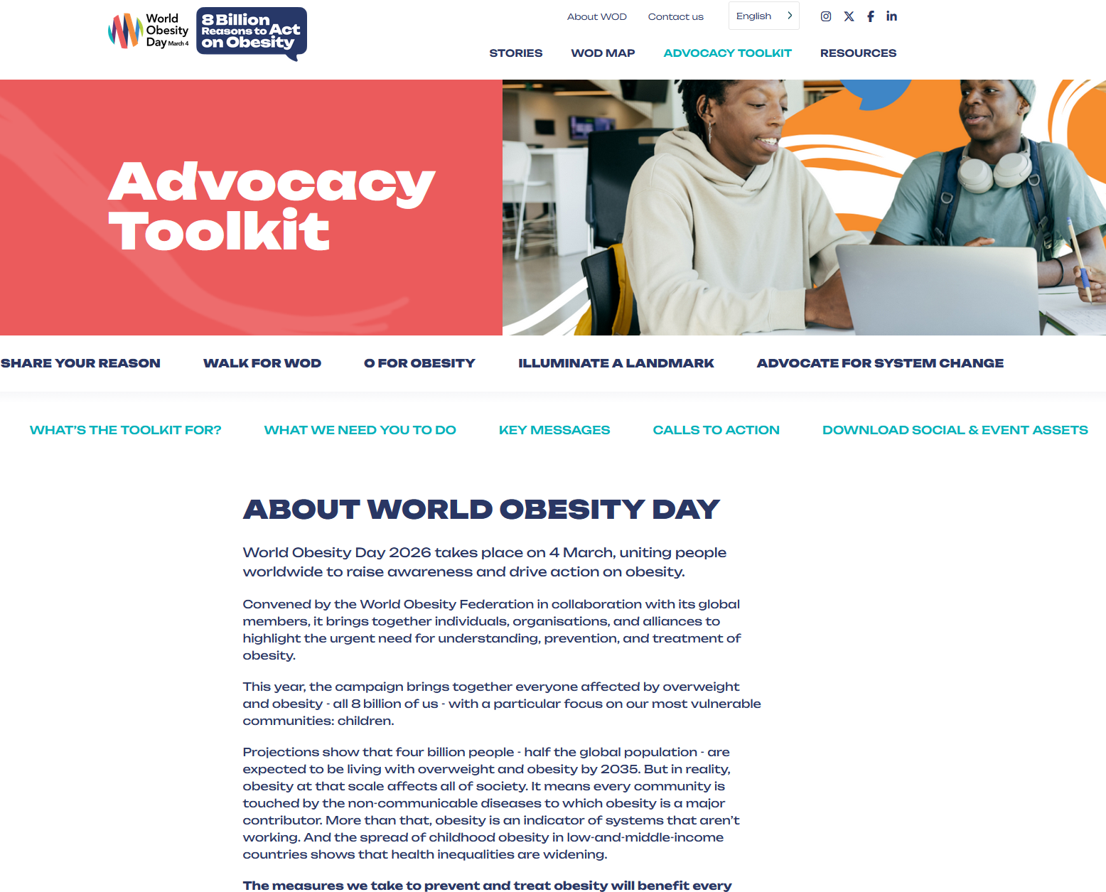 World Obesity Day - Advocacy Toolkit