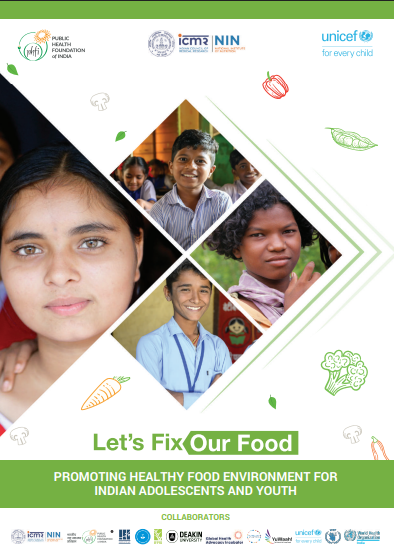 Promoting Healthy Food Environment for Indian Adolescents and Youth: A Compiled Policy Brief Docket 