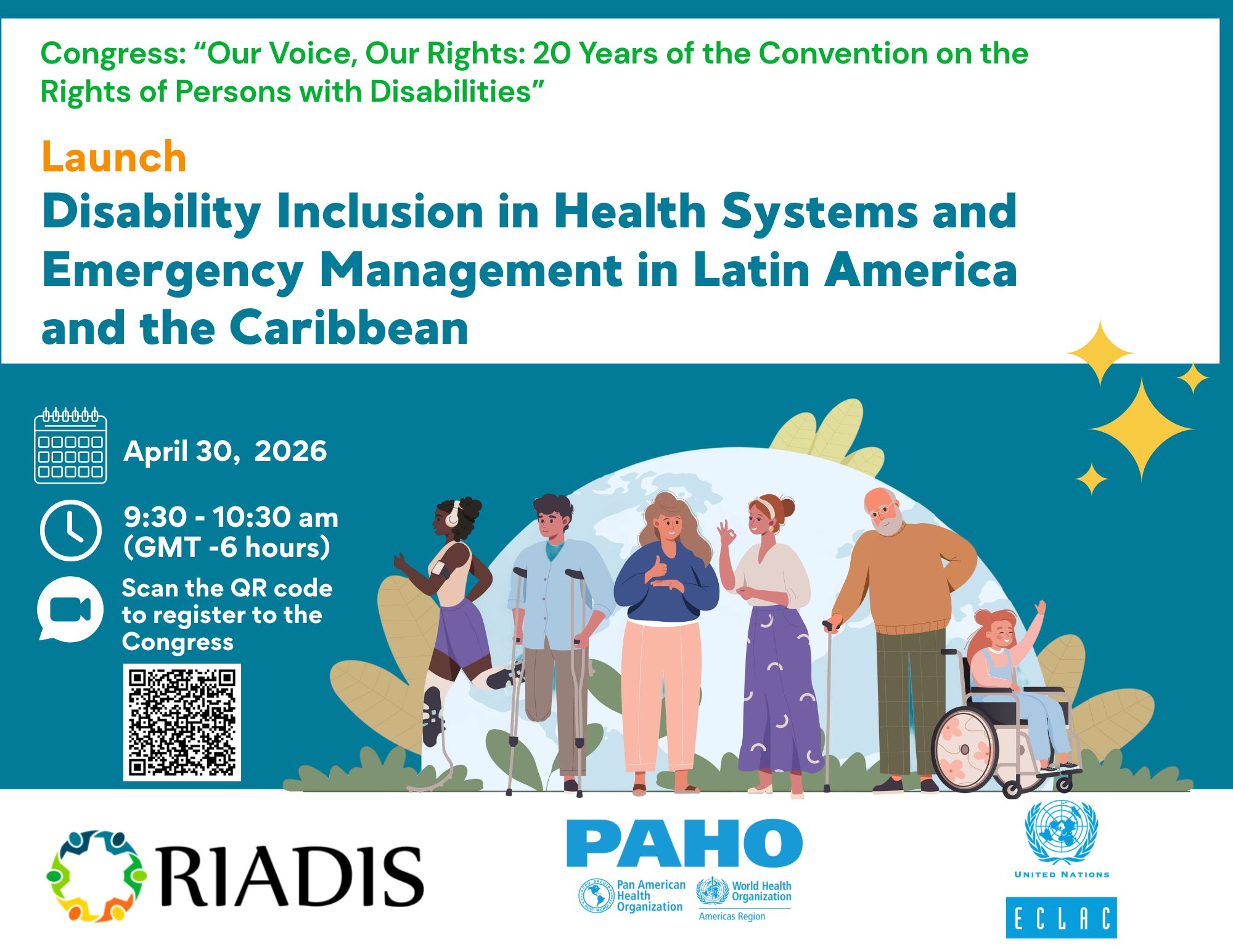 Launch of the report "Disability Inclusion in Health Systems and Emergency Management in Latin America and the Caribbean”