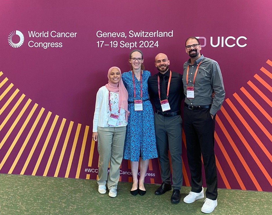 Advocating for children living with cancer at the World Cancer Congress. 