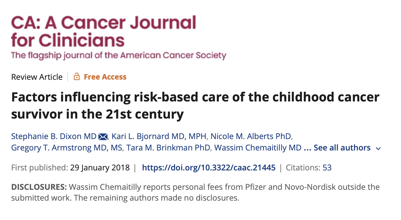 

<!-- THEME DEBUG -->
<!-- THEME HOOK: 'field' -->
<!-- FILE NAME SUGGESTIONS:
   ▪️ field--node--title--pin.html.twig
   ✅ field--node--title.html.twig
   ▪️ field--node--pin.html.twig
   ▪️ field--title.html.twig
   ▪️ field--string.html.twig
   ▪️ field.html.twig
-->
<!-- 💡 BEGIN CUSTOM TEMPLATE OUTPUT from 'themes/custom/whokap/templates/field/field--node--title.html.twig' -->
Factors influencing risk-based care of the childhood cancer survivor in the 21st century
<!-- END CUSTOM TEMPLATE OUTPUT from 'themes/custom/whokap/templates/field/field--node--title.html.twig' -->

